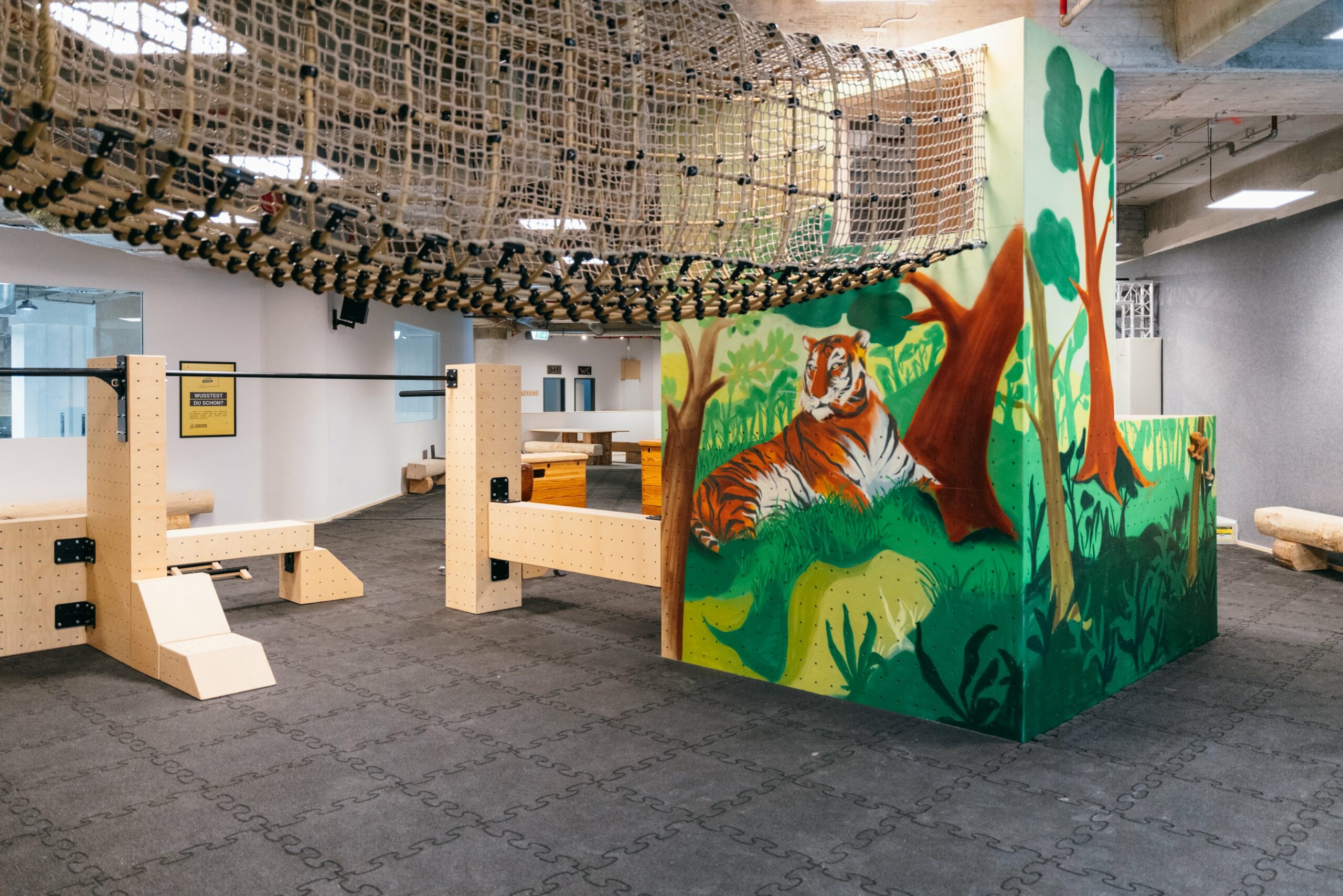 Kletter- und Erlebnisbereich im House of Explorado